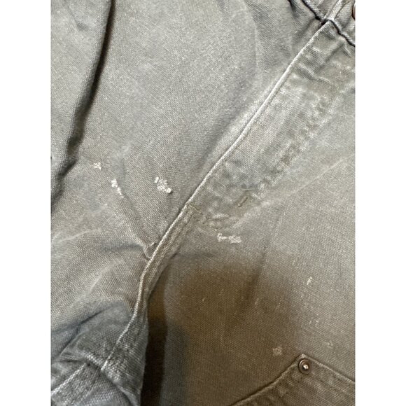 Carhartt Olive Green B136 MOS Dungaree Fit Double Knee Jeans 31 x 32 Mens Grunge - Picture 4 of 12